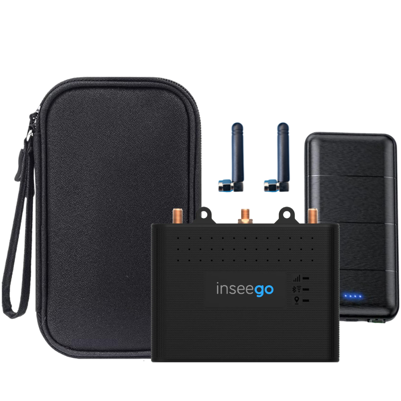 INSEEGO SkyUs 160 - Deluxe Kit w/LP Antennas and 12 hr battery Kit
